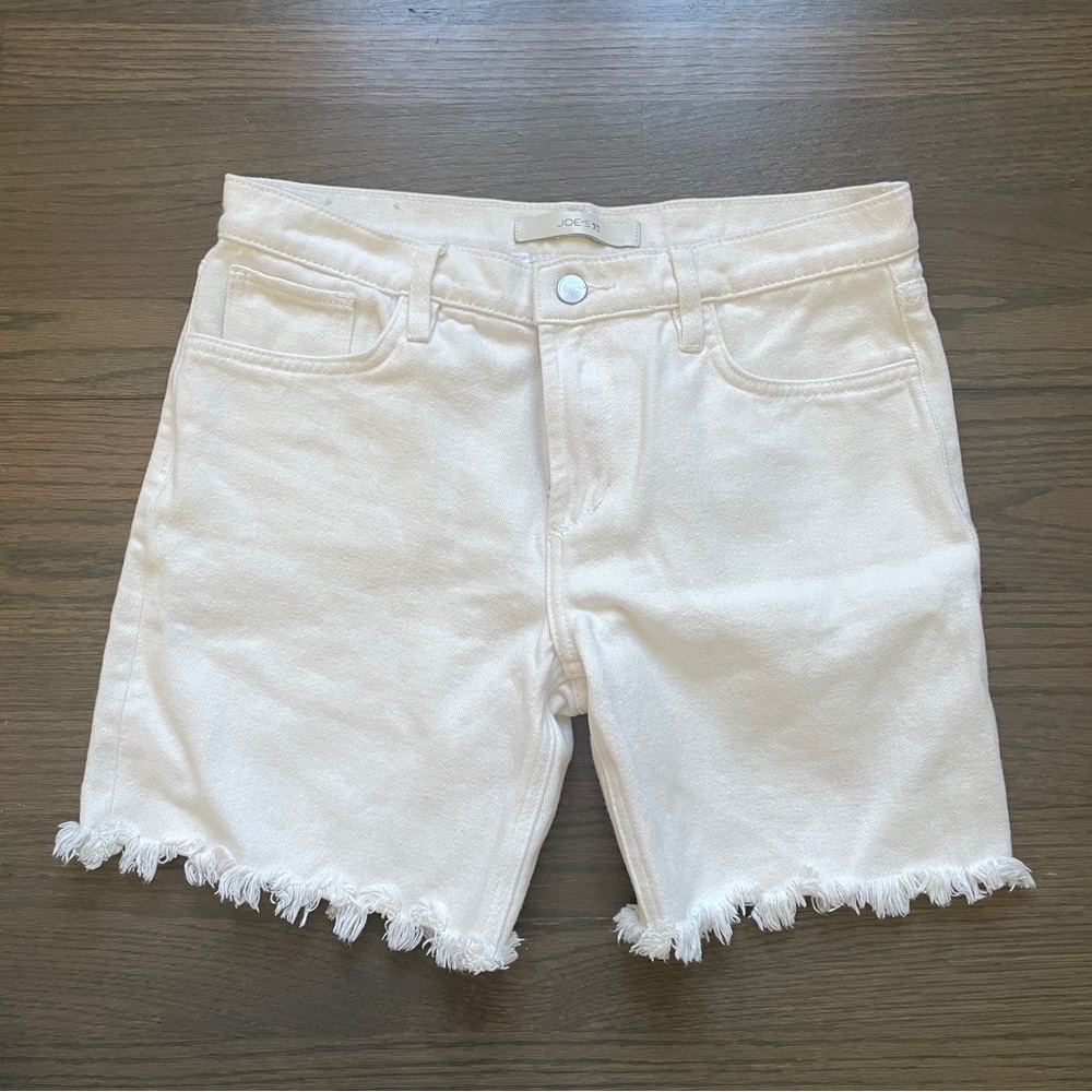 Joe’s Jeans | white denim shorts